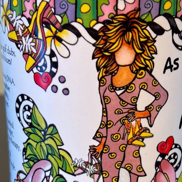 Suzy Toronto I DO NEED ANOTHER PAIR OF SHOES Artwork & Poetry Porcelain Mug - Picture 9 of 15